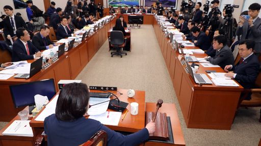 박순자 국회 국토교통위원장이 6일 서울 여의도 국회에서 열린 전체회의에서 의사봉을 두드리고 있다.(사진=뉴스1)