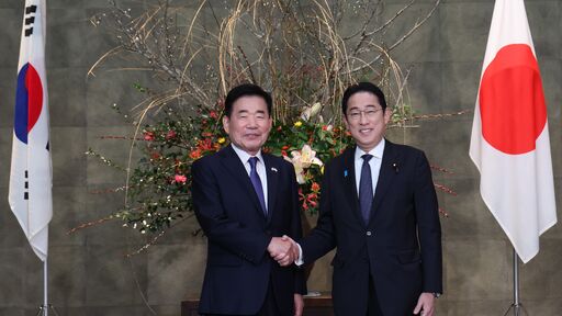 일본을 공식 방문한 김진표 국회의장은 27일(수) 오전 기시다 후미오 일본 총리를 면담했다.