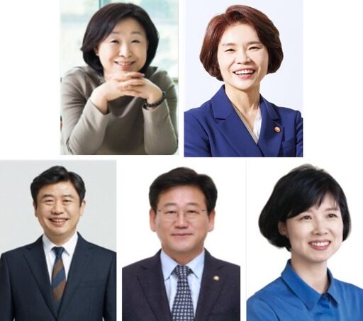 (윗줄) 심상정, 한정애 의원
(아랫줄) 유의동, 김정호, 양정숙 의원